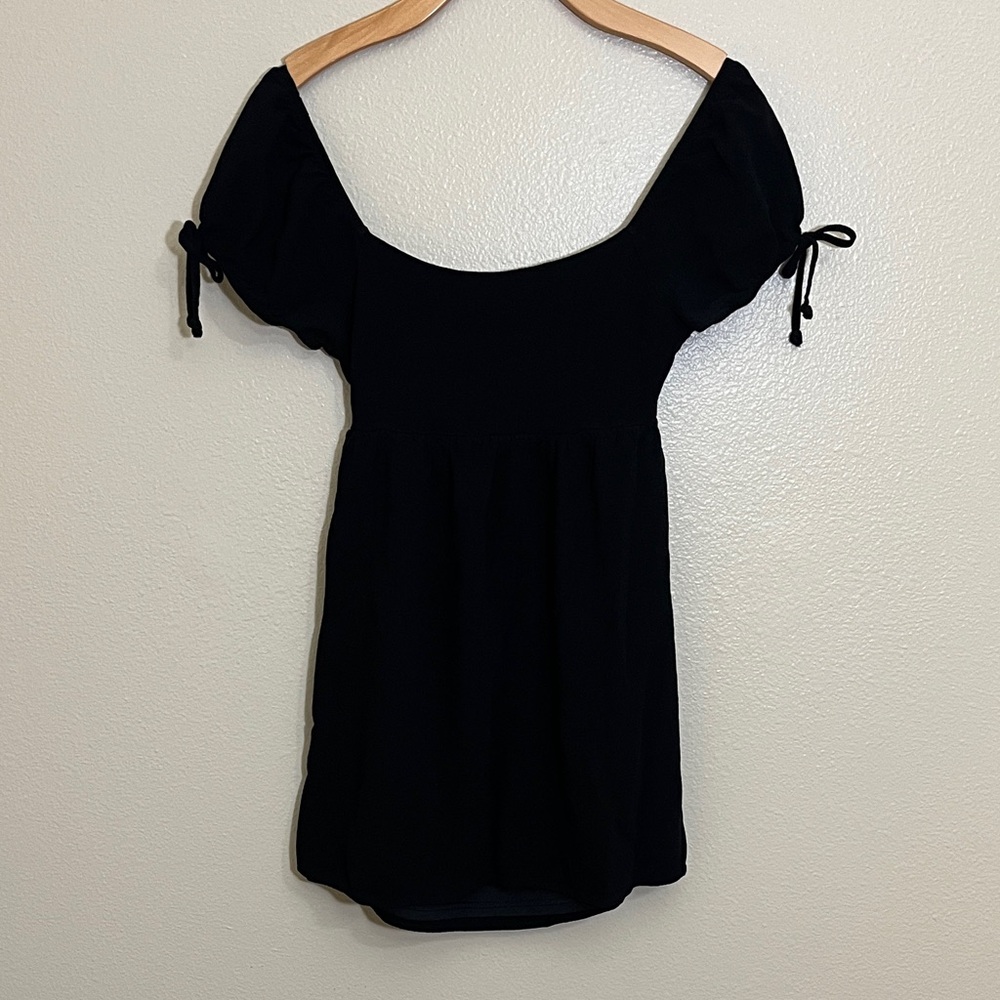 LA Hearts PacSun Black Open Back Mini Dress